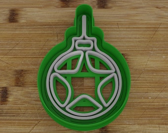 Christmas Ornament Cookie Cutter | Decorative Ball Design | Festive Baking Accessory