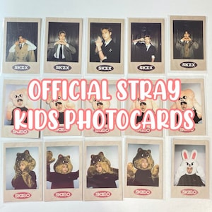 OFFICIAL Stray Kids #LoveStay 1st Fanmeeting Preorder Benefit POB & SKZOO polaroid photocards