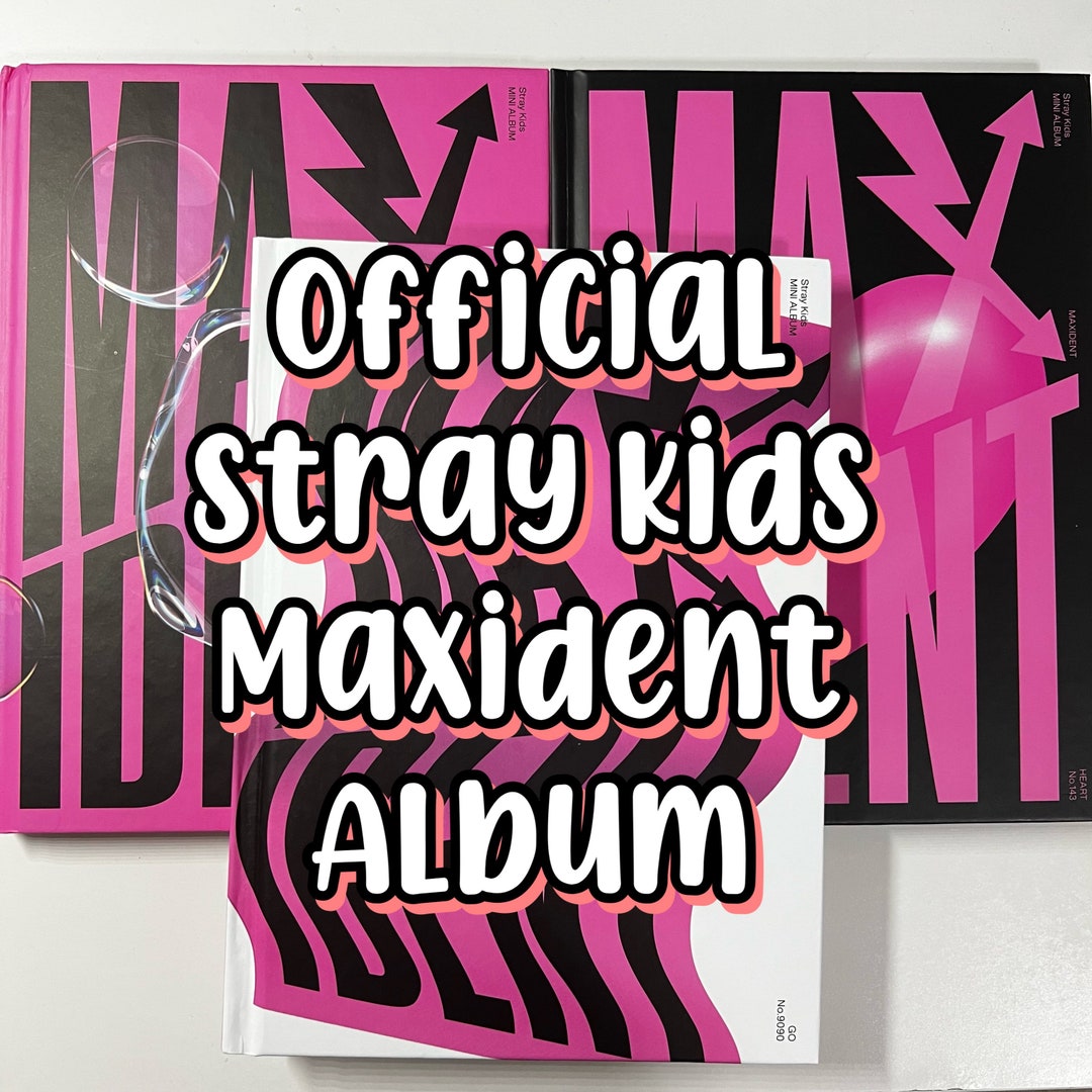 Official Stray Kids Maxident Album with Preorder Benefit Etsy 日本