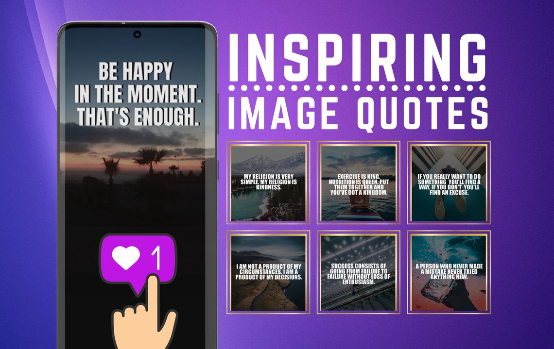 5000 Inspiring Quotes Instagram Motivational Quotes | Etsy