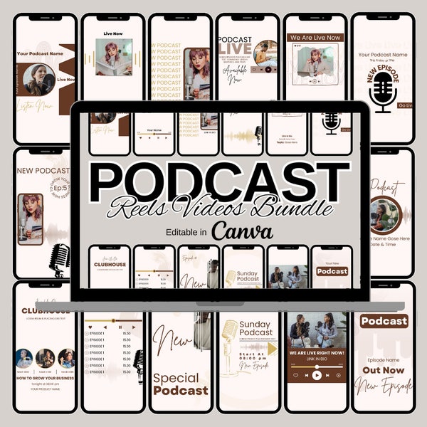 Podcast Reels for Instagram,  podcast cover art template, podcast social media templates, podcast cover, Podcast Template, podcast Guest