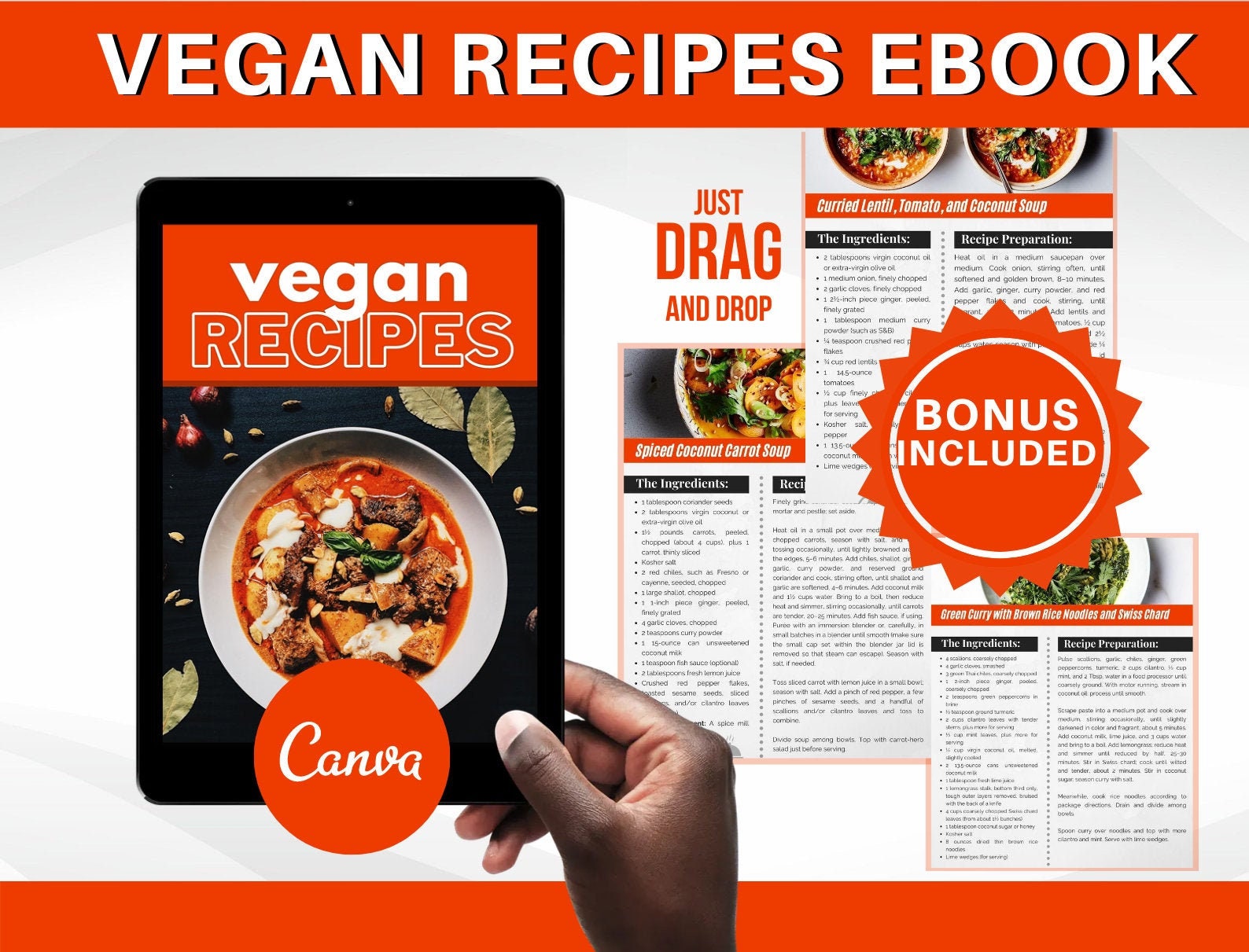 Vegan Recipes Ebook Healthy Food Ebook Cookbook Vegan - Etsy