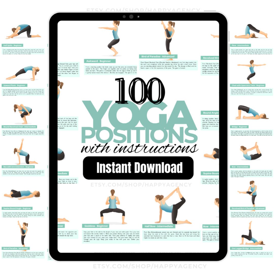 100-yoga-flashcards-yoga-poses-cards-yoga-poses-wall-art-yoga-poses-printable-yoga-poses-print-yoga-stickers-yoga-poses-poster-digital-etsy