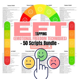 Eft-tapping-scripts technieken voor emotionele vrijheid, eft-tapping-bevestigingen, eft-tapping voor traumadepressie eft-therapiescripts, eft-kaarten