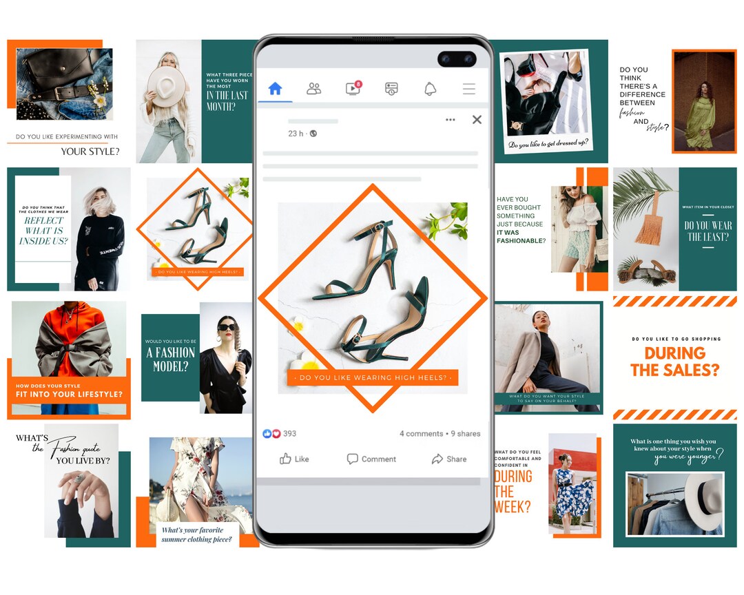 Fashion Templates, Fashion Instagram Templates, Fashion Instagram Post