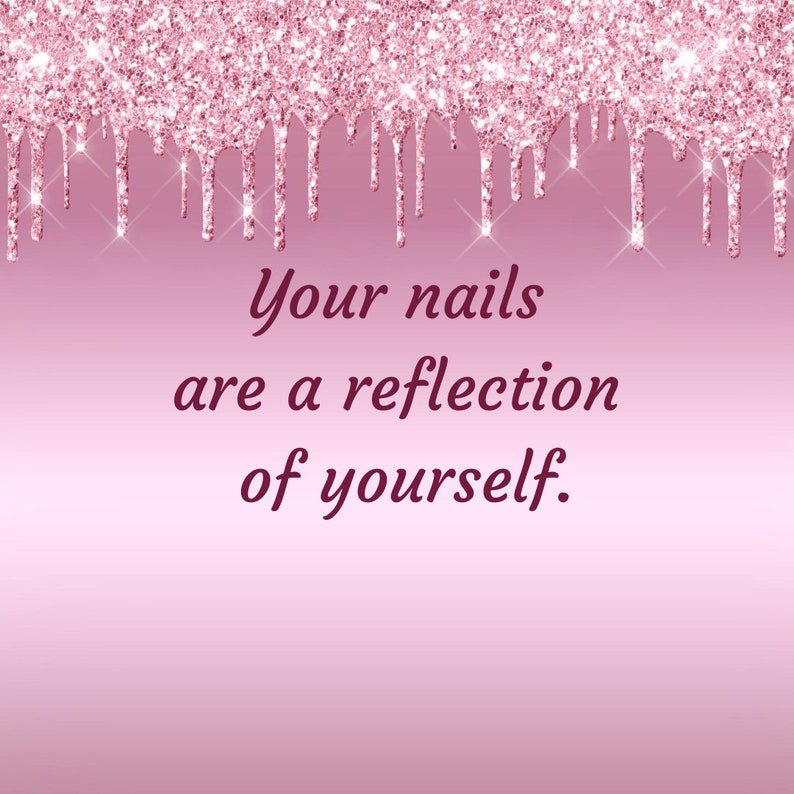 55 Nails Quotes Nail Tech Quotes Nail Salon Posts Nail Etsy UK