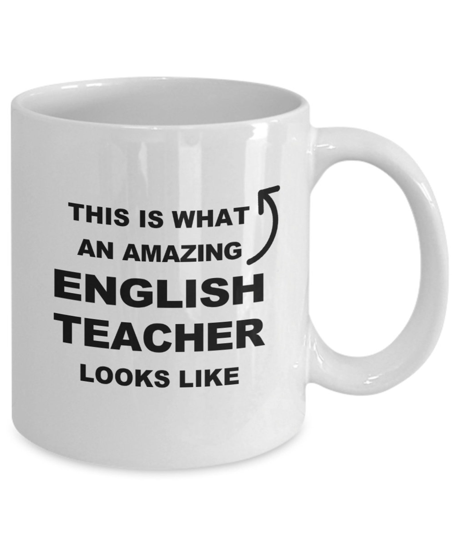 English Teacher Mug Coffee Cup Gift Idea for Amazing English Etsy