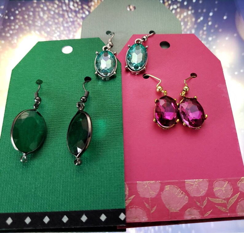 Rhinestone earrings