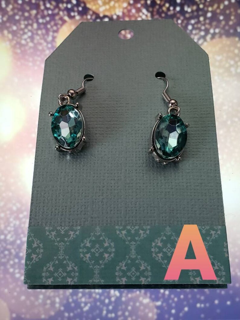 Rhinestone earrings