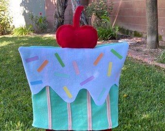 Mint Cupcake Chair Cover