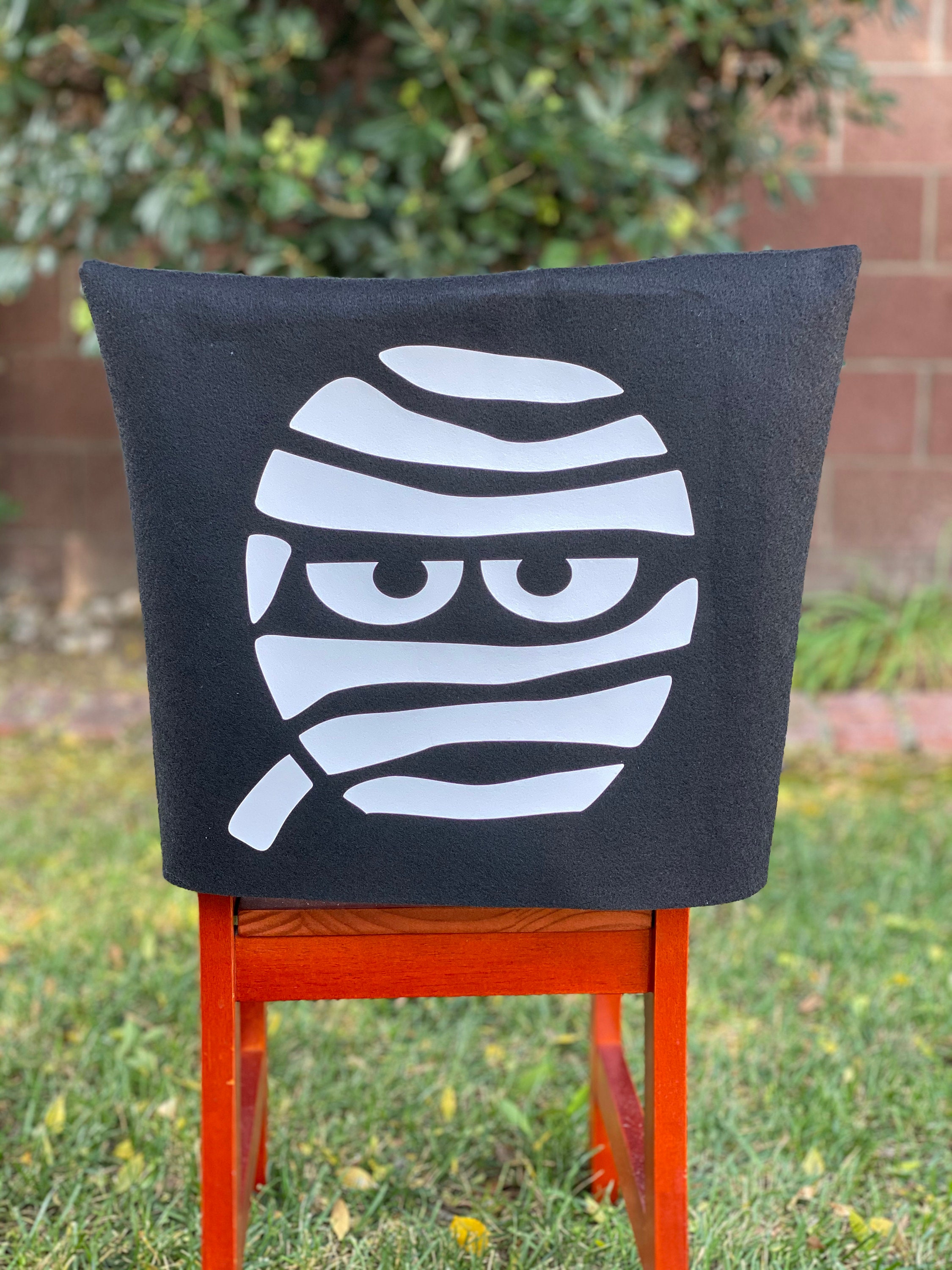 Halloween Chair Covers Set of 4 Etsy