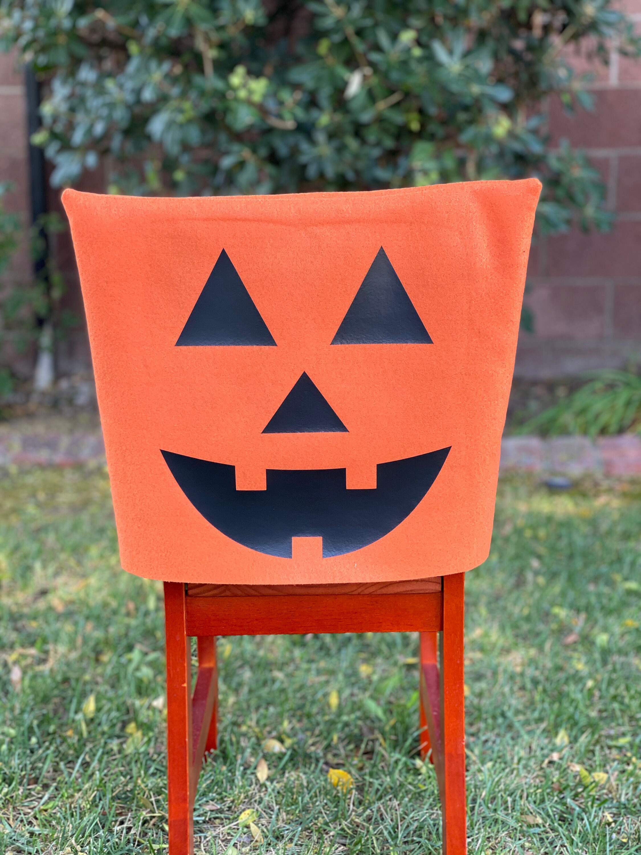 Halloween Chair Covers Set of 4 Etsy