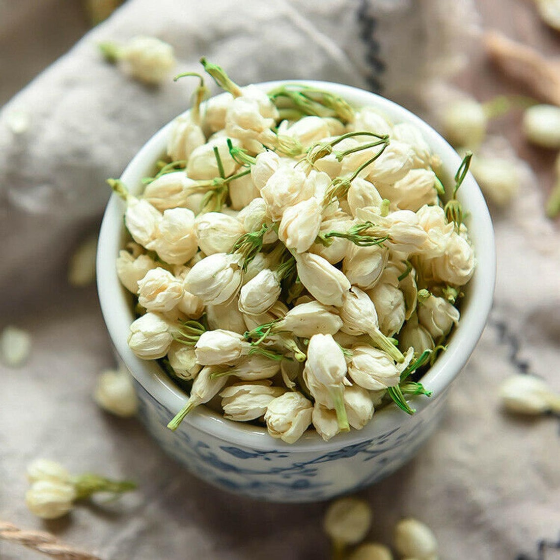 Organic Dried Jasmine Flowers Organic Jasmine Buds Perfect Etsy