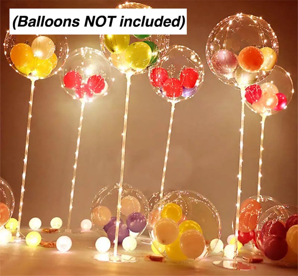 10 Pcs Led Bobo Balloon with led Lights Bobo Balloons 20 Etsy