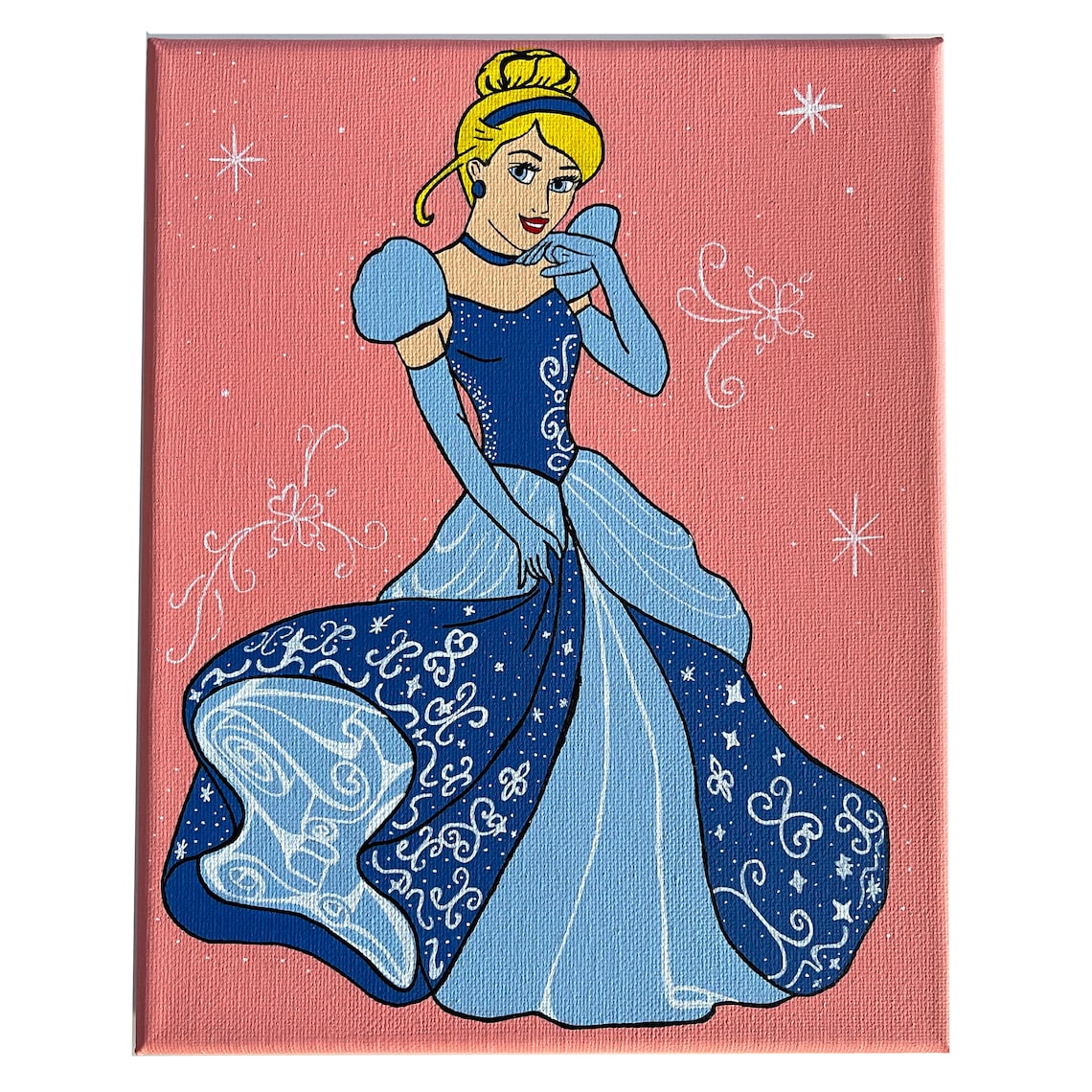 Disney Princess Canvas Painting wall art canvas art Acrylic Etsy