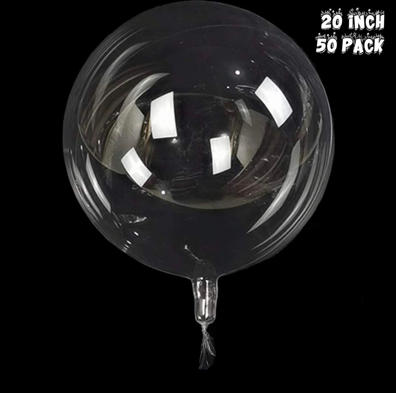 Ensemble de 3 Ballons Bobos Lumineux à DEL de 20 Po pour Fête et Anniversaire, Ballons à Bulles Ensemble de 3 Ballons Bobos Lumineux à DEL de 20 Po pour Fête et Anniversaire, Ballons à Bulles