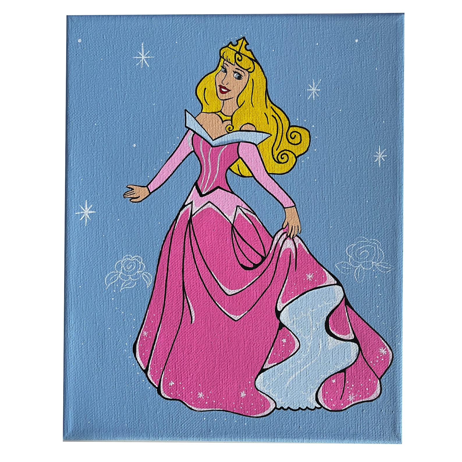 disney-princess-canvas-painting-wall-art-canvas-art-acrylic-etsy