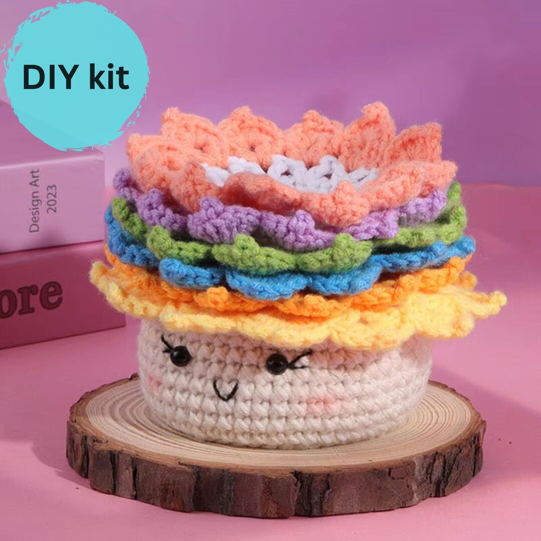 コースターかぎ針編みキットのセット、コースターかぎ針編みキット