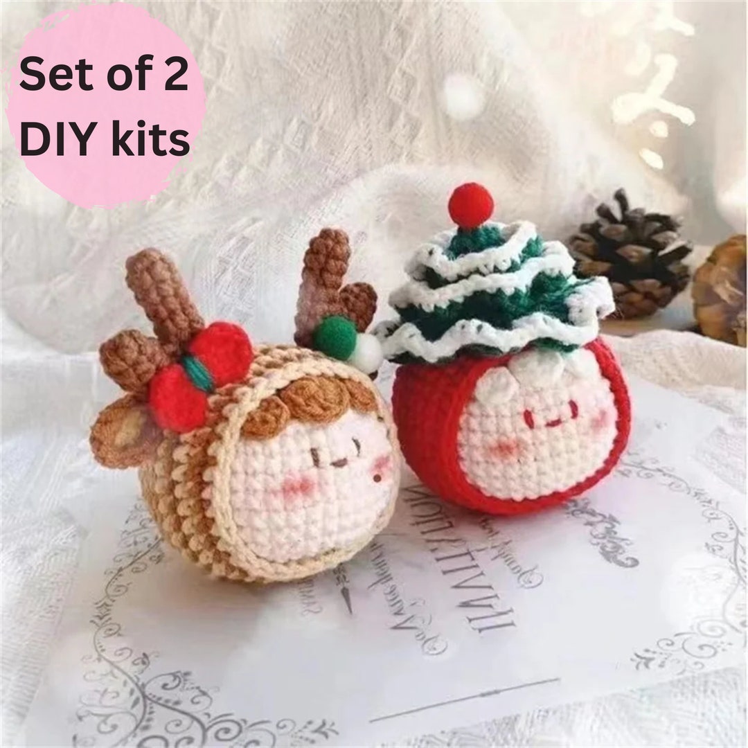 Christmas Crochet Kit for Beginners Complete Christmas Etsy