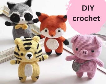 Haakpakket dieren amigurumi, doe-het-zelfproject