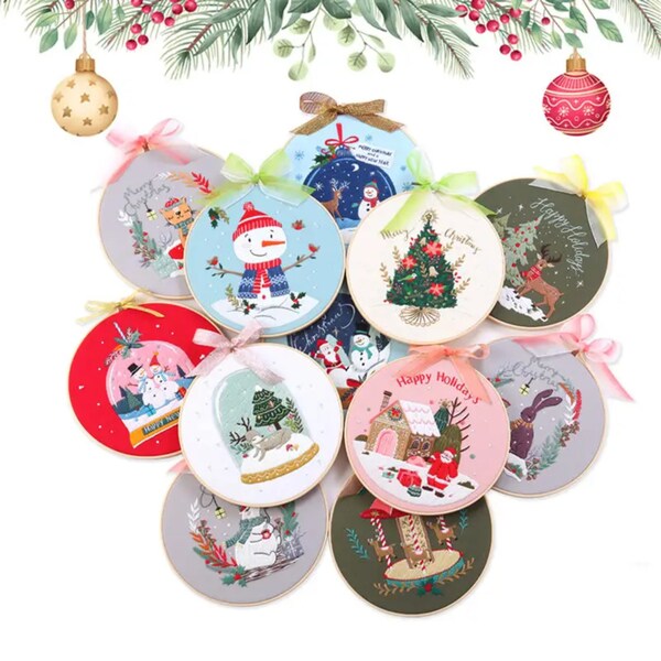 Christmas Embroidery Etsy Australia