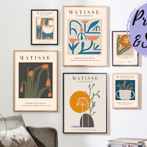 Matisse Poster Matisse Cut Out Henri Matisse Print Matisse Famous art print Matisse Exhibition Poster Modern Minimal Matisse Abstract Art