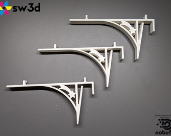 Window hooks (set of 3) for decoration with clamping mechanism & cable guide suitable for windows with 13-16 mm thick frames