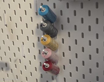 5-spool yarn holder for Ikea Skadis – skadfinity by sw3d