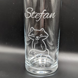 Drinking glass with individual engraving 270ml - as a gift or simply to prevent discussions