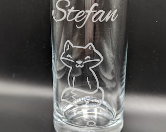 Drinking glass with individual engraving 270ml - as a gift or simply to prevent discussions