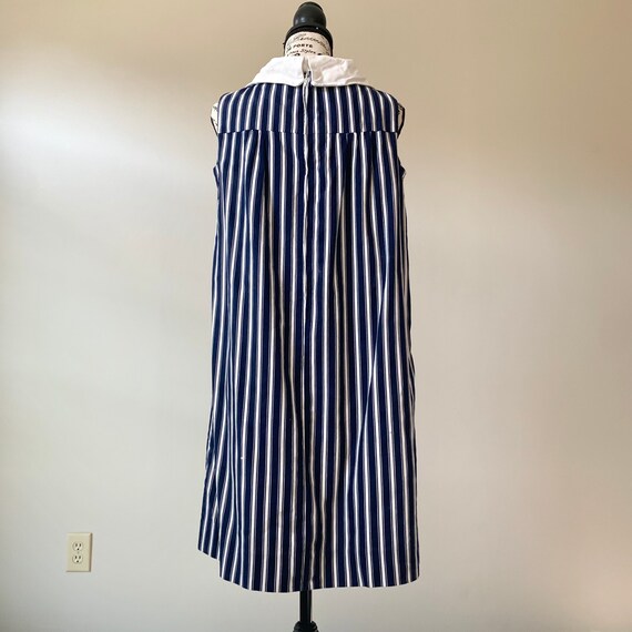 Vintage 1960s Shift Dress by "Queen Be" | Blue an… - image 3