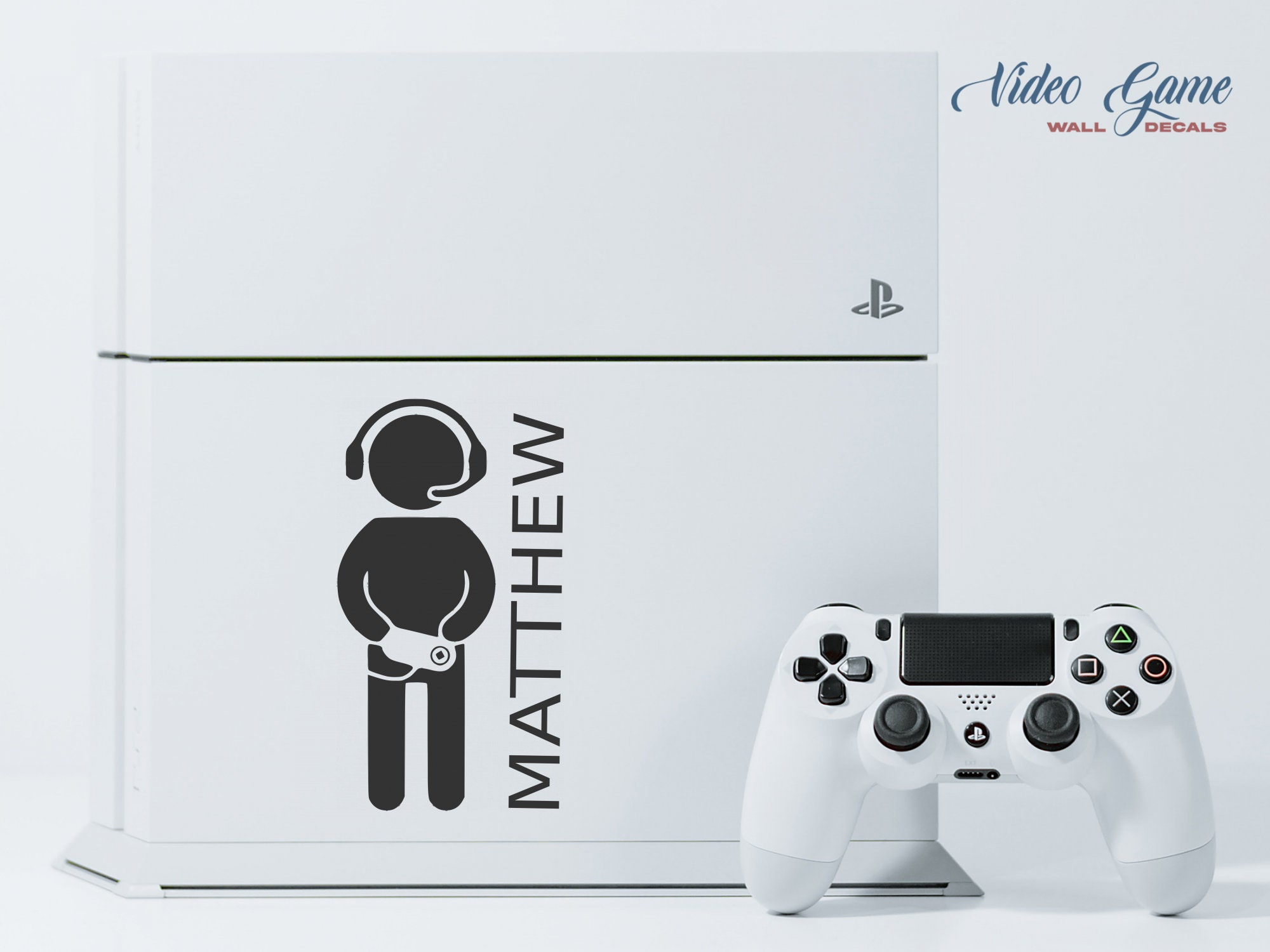 Video Game Wall Decal Personalized Gaming Decal Gaming Room Etsy