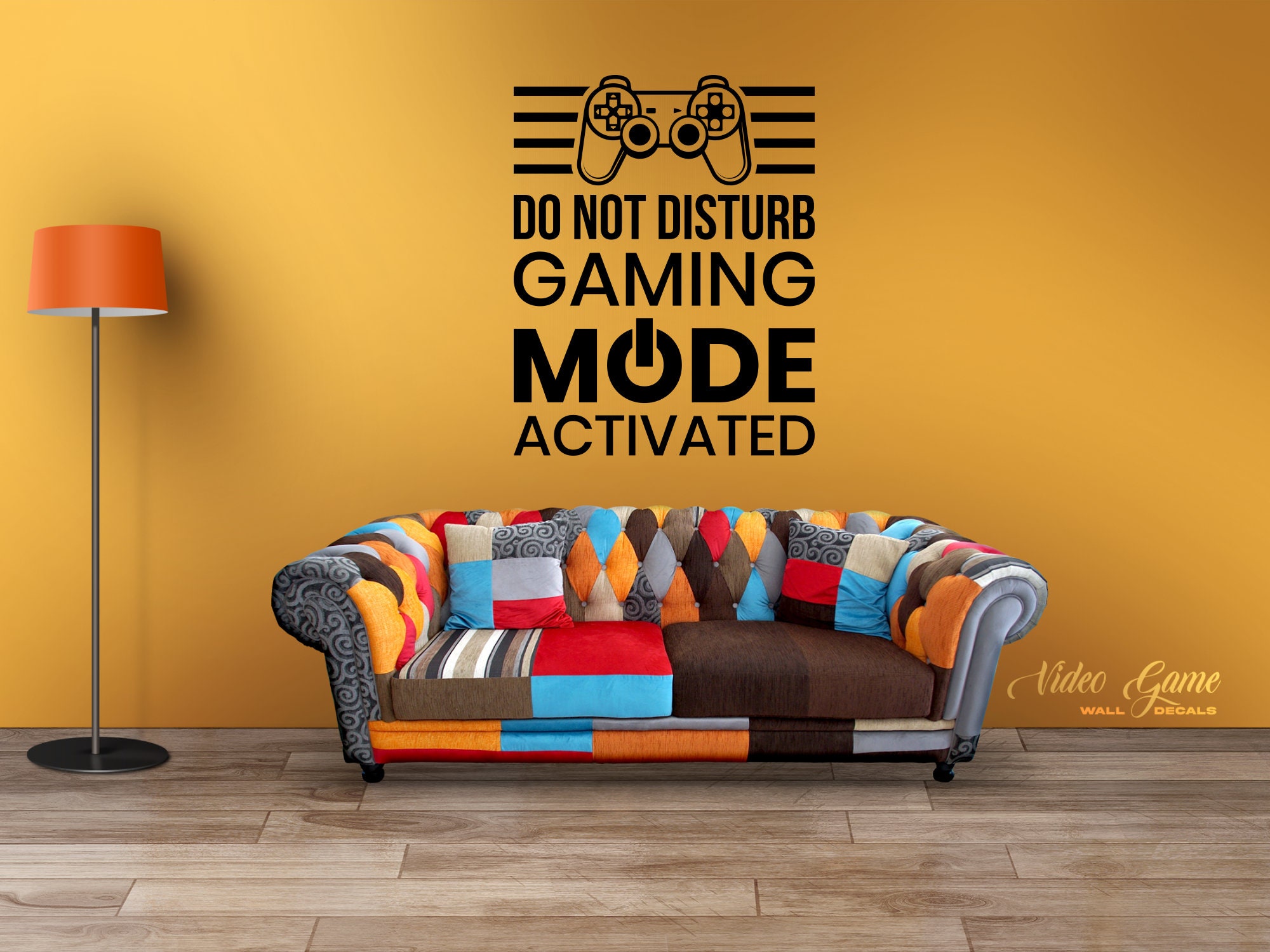 Do not disturb game mode video game wall decal gaming room etsy