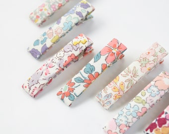 Liberty Hair Clips | Fully or Half Lined Hair Clips | Baby Hair Clips | Toddler Hair Clips | Floral Hair Clips | Non Slip Hairclip