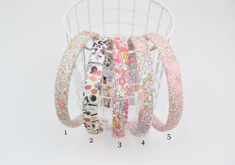 Liberty Headband | Alice Floral Fabric Headband image 4