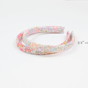 Liberty Headband | Alice Floral Fabric Headband image 9