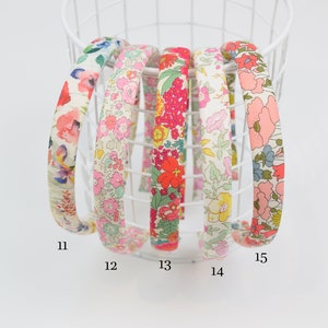 Liberty Headband | Alice Floral Fabric Headband image 6