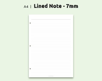 Minimal Pdf Note Etsy India