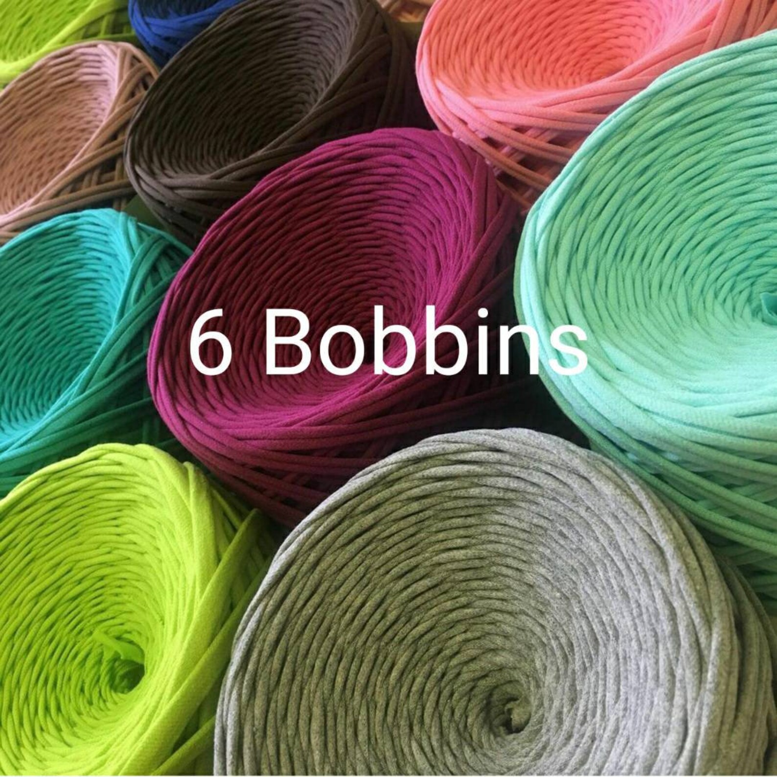 6 any bobbins 100m knitting yarn for crochet Crochet cotton Etsy