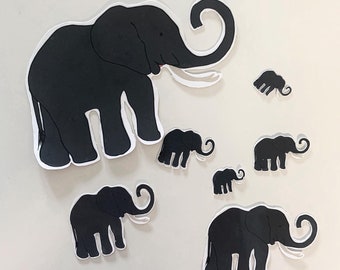 Elephant Waterproof Vinyl Sticker