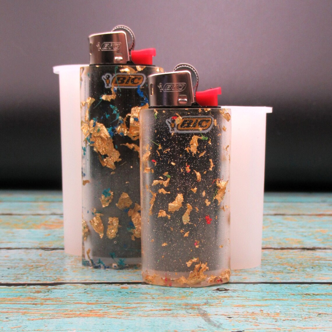 Lighter Sleeve Mold Set lighter cover molds Epoxy Molds Etsy