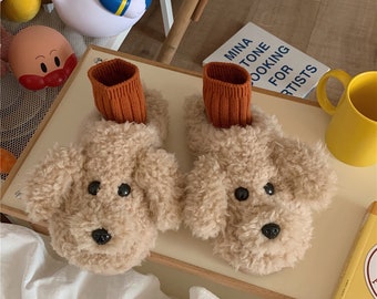 childrens dog slippers