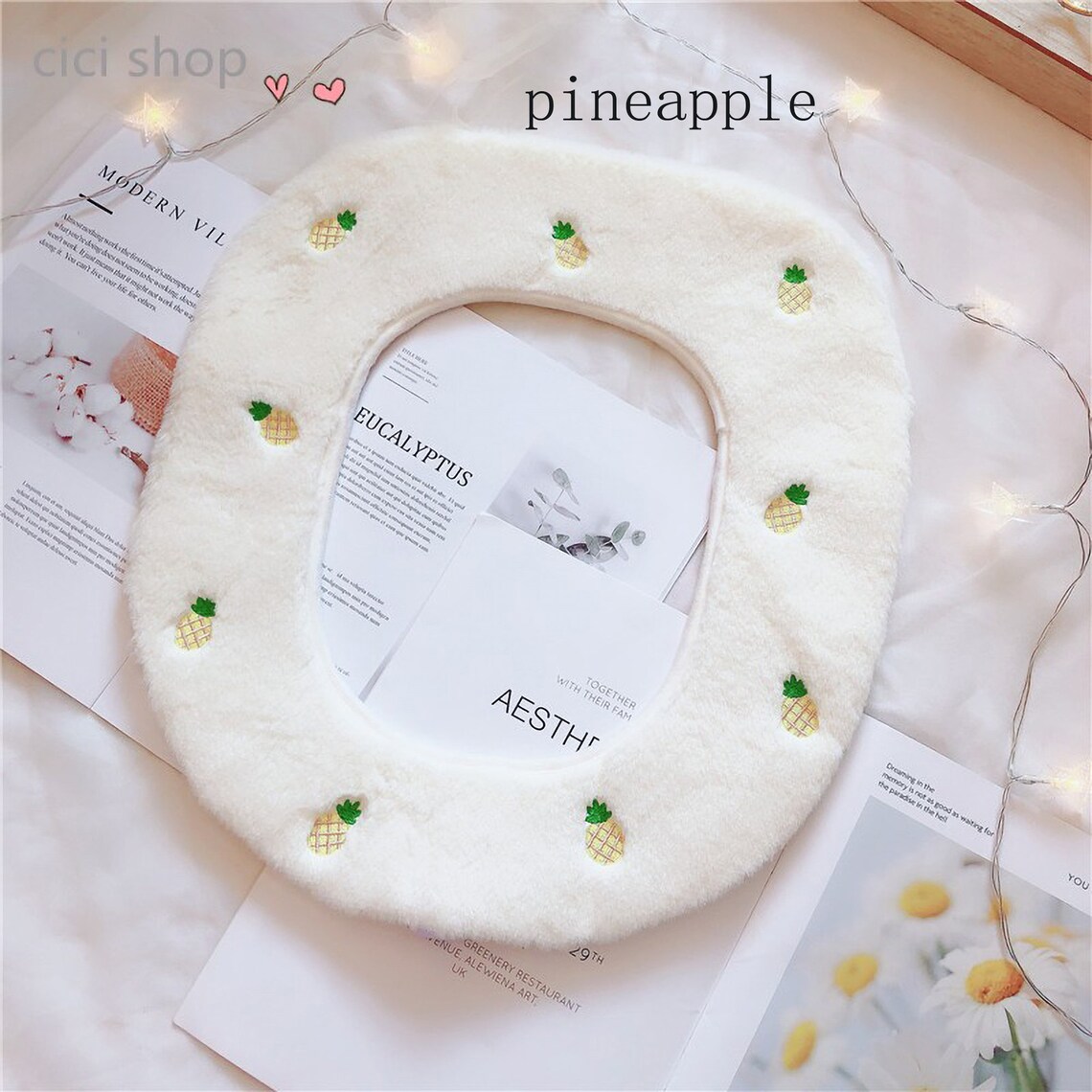 Avocado Pineapple Toilet Cover Toilet Seat Cover Toilet Seat Etsy