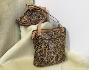 tote bag Rhona zip bag Leopard print