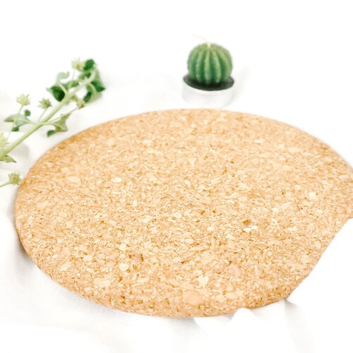 Ecofriendly Cork Mats Natural Saucer Mats Large Planter Etsy
