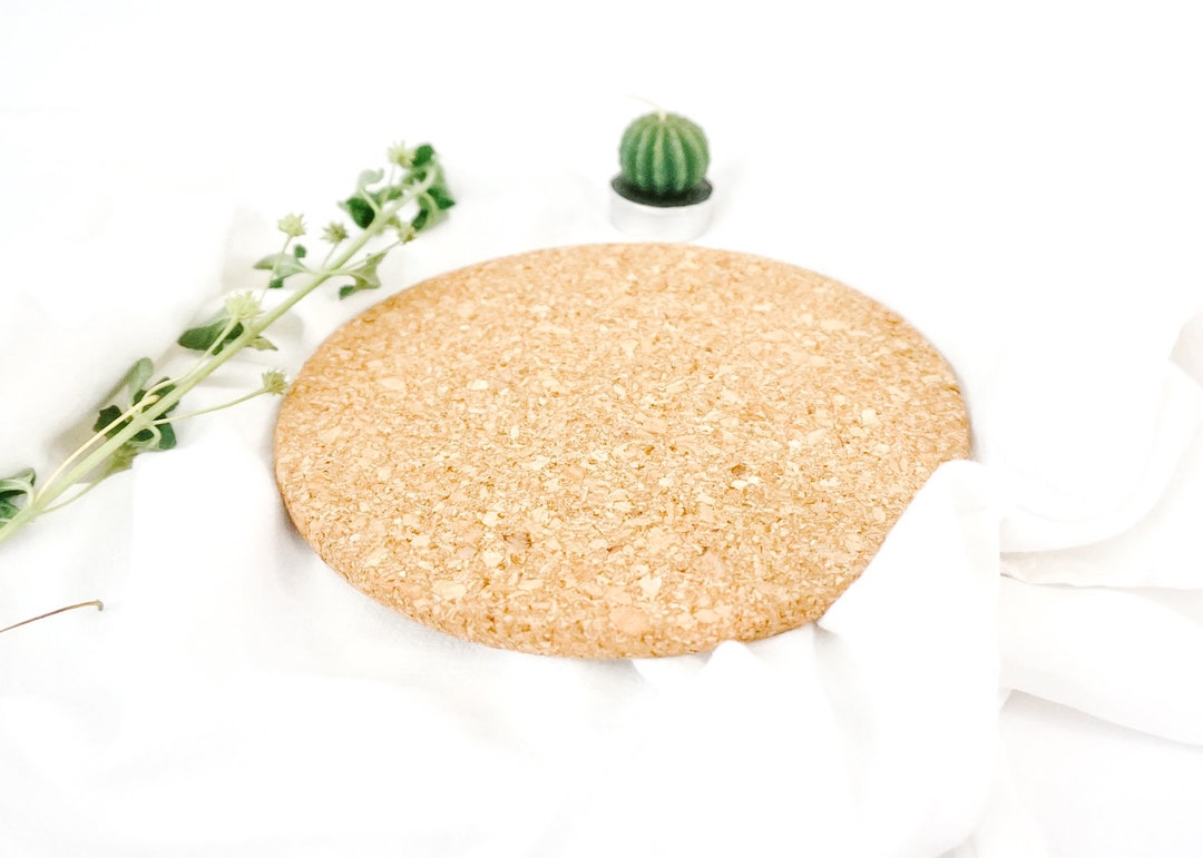 Ecofriendly Cork Mats Natural Saucer Mats Large Planter Mats Etsy