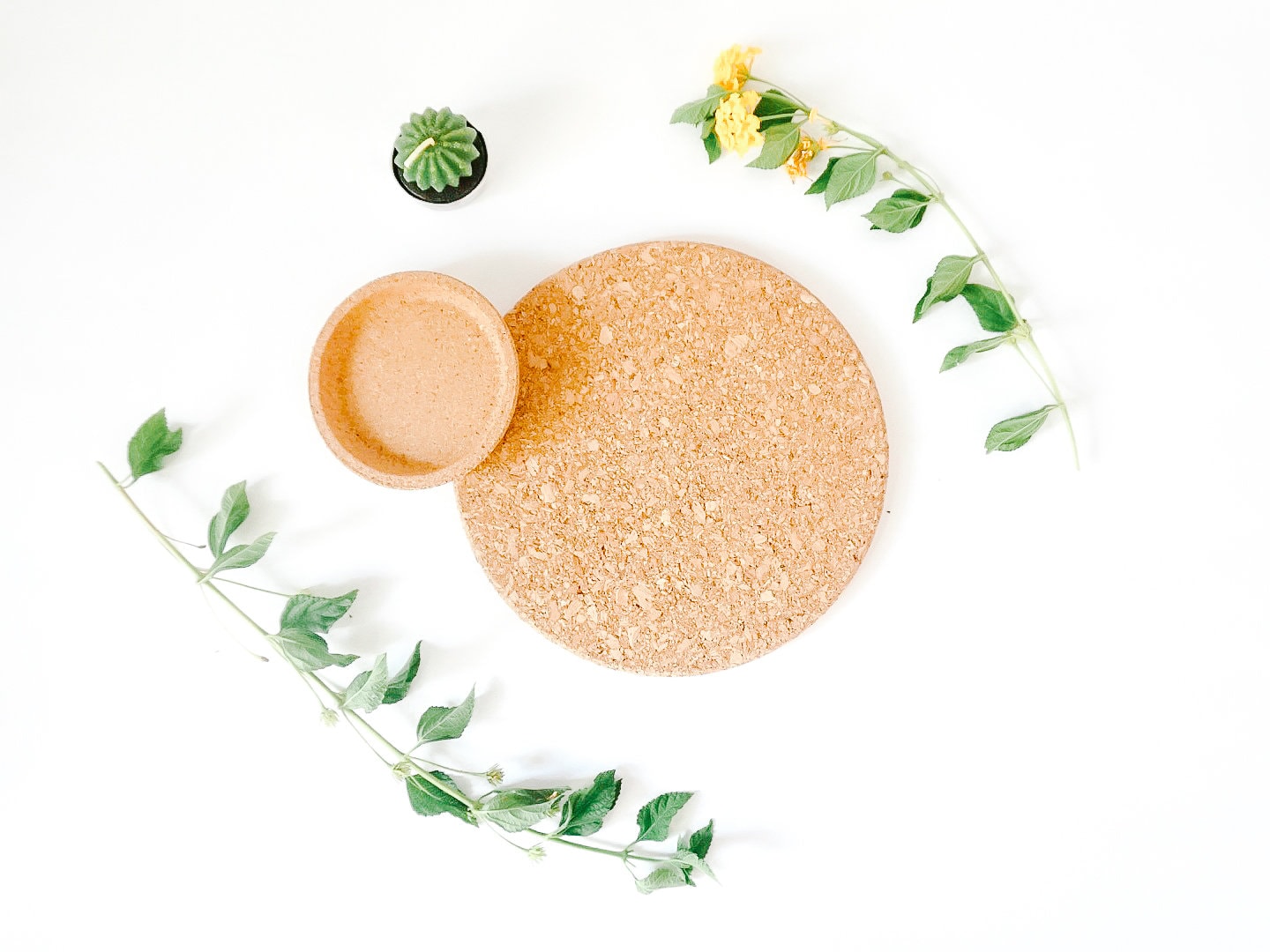 Ecofriendly Cork Mats Natural Saucer Mats Large Planter Etsy