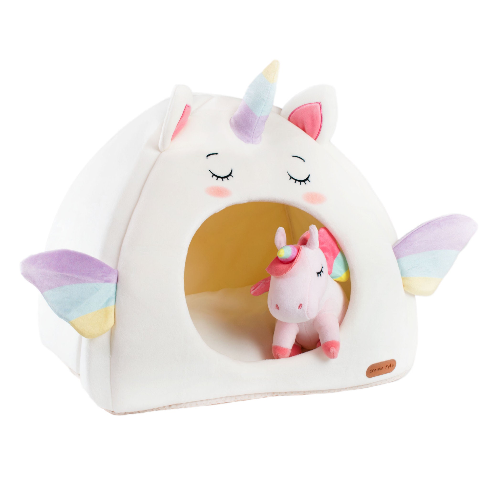 unicorn cat bed