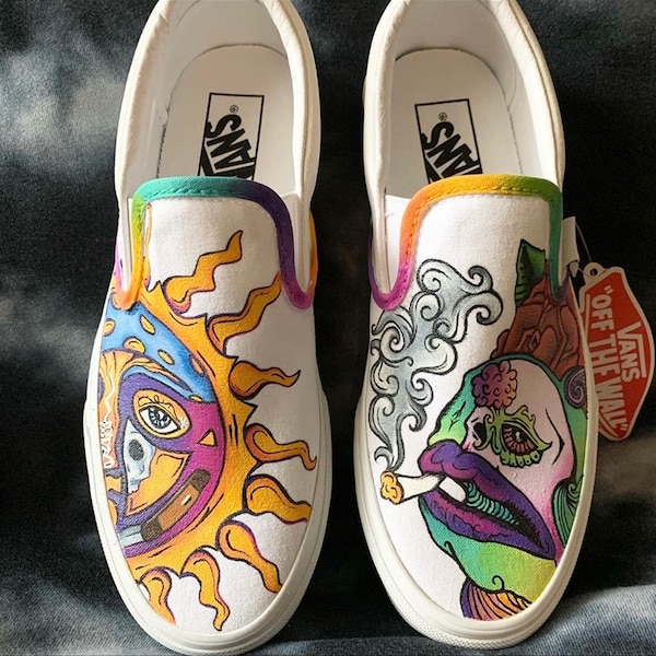 Vans Slip On - Etsy