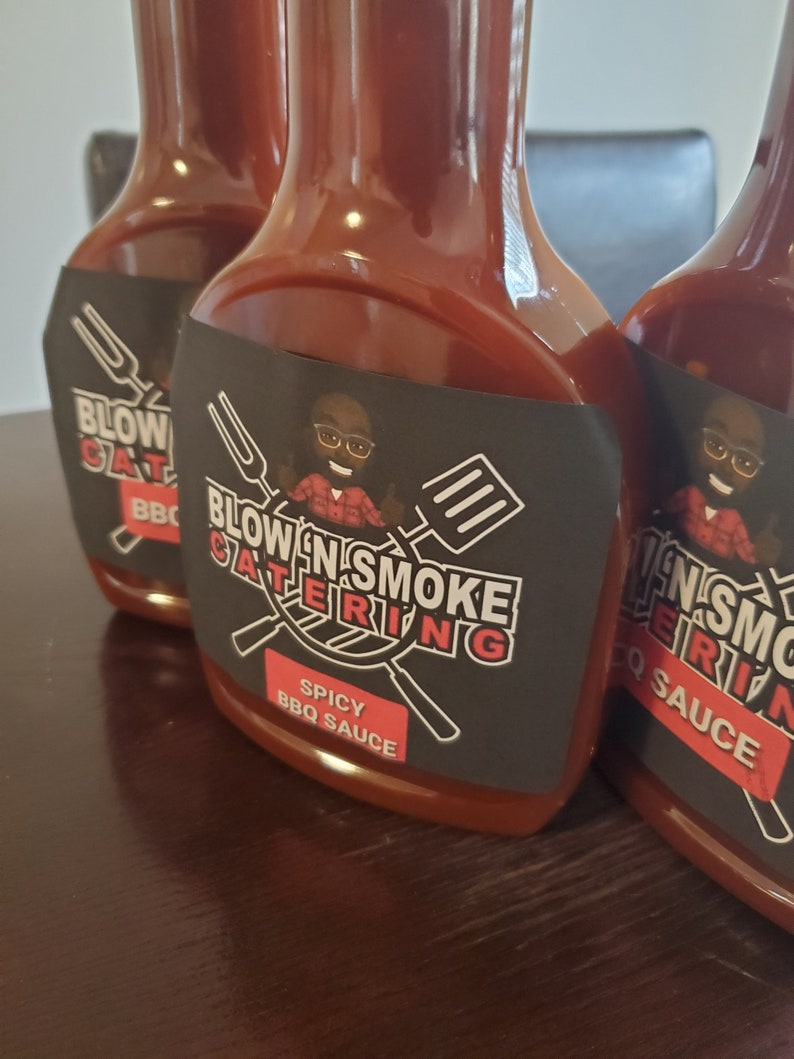 Blow'n Smoke Catering BBQ Sauce Etsy